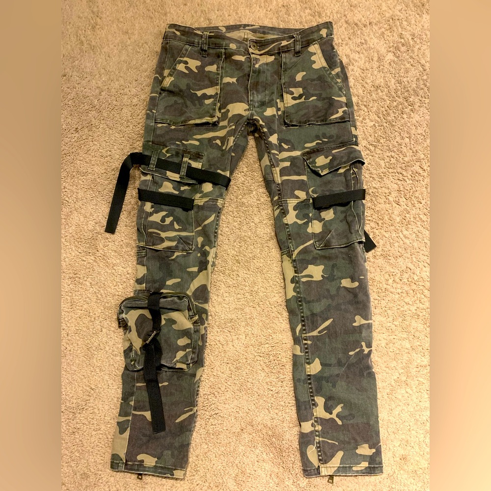 Custom Camouflage Pants SZ 34